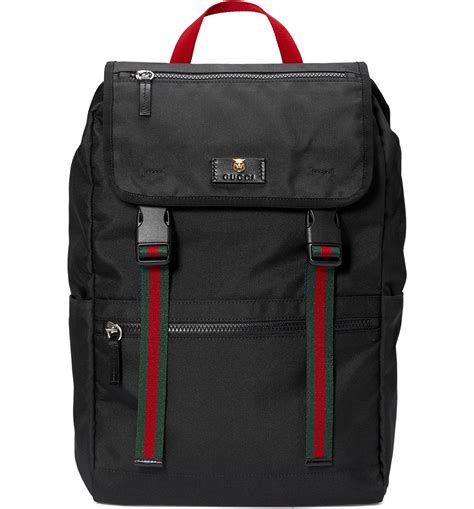 gucci leather backpack men|Gucci backpack nordstrom.